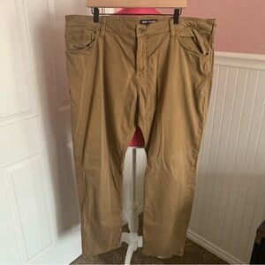 Mavi Men’s Tan Straight Leg Pants “Myles” size 42x34 Big & Tall